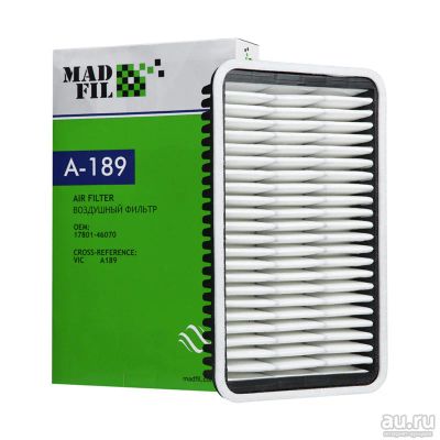 Лот: 12497610. Фото: 1. MADFIL A-189 (A189, 17801-46070... Расходные материалы