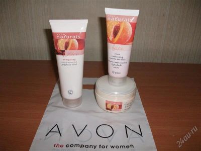 Лот: 1877544. Фото: 1. avon набор для лица "персик и... Уход за лицом