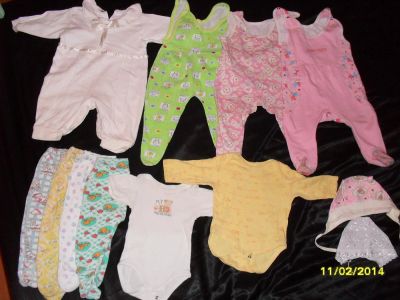 Лот: 3756725. Фото: 1. Пакет одежды № 2 ползунки, комбинезоны... Ползунки, распашонки, слипы