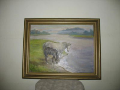 Лот: 7597016. Фото: 1. Картина "Утро" автор В Переятенец. Картины, гравюры