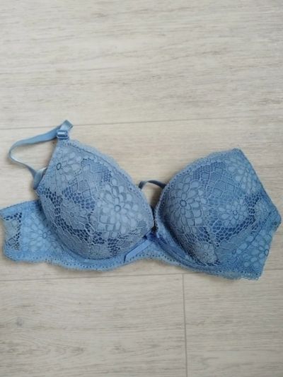 Лот: 25746375. Фото: 1. Бюстгальтер голубого цвета. Нижнее бельё