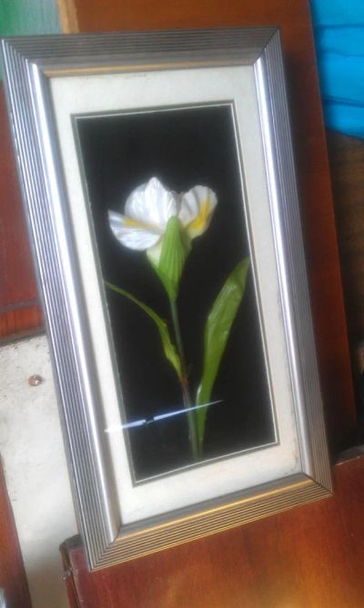 Лот: 3334931. Фото: 1. цветочек в рамке , обмен на предложенное. Картины, рисунки