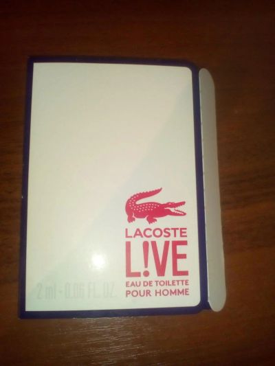 Лот: 6770221. Фото: 1. Пробник духов Лакост муж. Мужская парфюмерия