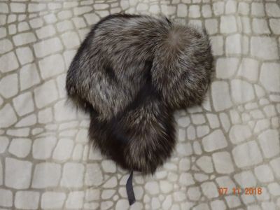 Лот: 12601220. Фото: 1. Шапка-ушанка(чернобурая лиса). Головные уборы