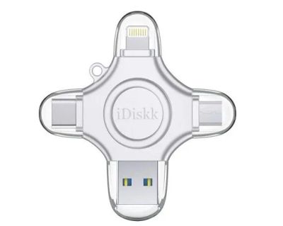 Лот: 21601386. Фото: 1. USB Flash iDiskk MFI 8pin/micro... Карты памяти