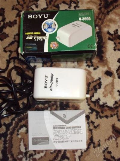 Лот: 3230201. Фото: 1. Компрессор Boyu U-3600 в аквариум-... Оборудование