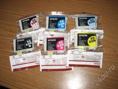 Лот: 255993. Фото: 1. Картриджи Epson оригинальные... Струйные принтеры