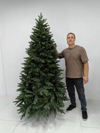 Лот: 25886788. Фото: 1. Елка искусственная литая 210см. Ёлки новогодние