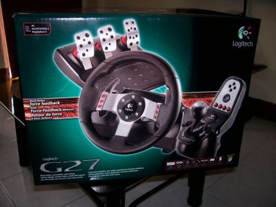 Лот: 4474156. Фото: 1. Logitech G27 Чёрный, usb, виброотдача... Рули, джойстики