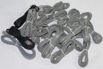 Лот: 144386. Фото: 1. Кабель телефонный (от ИБП). Шлейфы, кабели, переходники