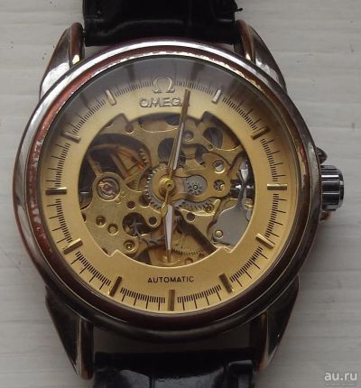 Лот: 17328883. Фото: 1. Винтажный дизайн-часы скелетоны... Ремешки, браслеты