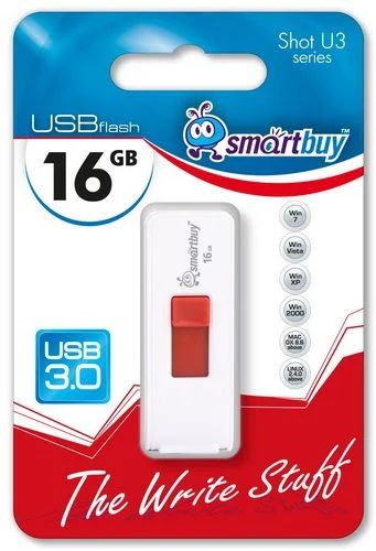 Лот: 4646441. Фото: 1. USB Flash 3.0 16Gb SmartBuy Shot... USB-флеш карты