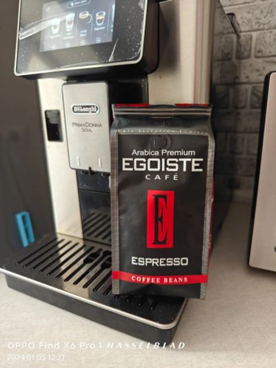 Лот: 21180831. Фото: 1. Кофе в зернах Egoiste Espresso... Чай, кофе, какао