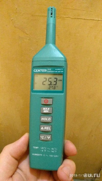 Лот: 13023132. Фото: 1. Измеритель влажности и температуры. Контрольно-измерительное оборудование