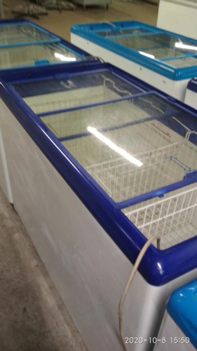 Лот: 16680742. Фото: 1. Морозильный ларь ант-400 стекло... Холодильное