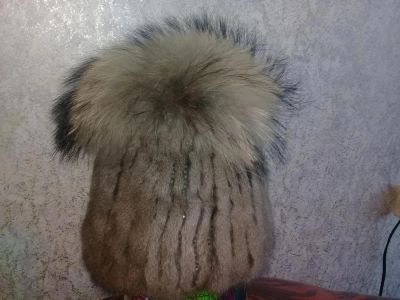 Лот: 11106364. Фото: 1. шапка зимняя из натурального меха... Головные уборы
