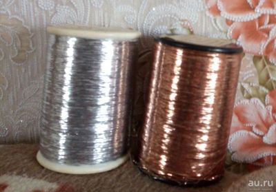 Лот: 17361955. Фото: 1. Нить металлизированная. Ткани, нитки, пряжа