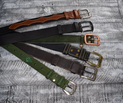 Лот: 11360833. Фото: 1. Ремень, натуральная кожа. Ремни, пояса