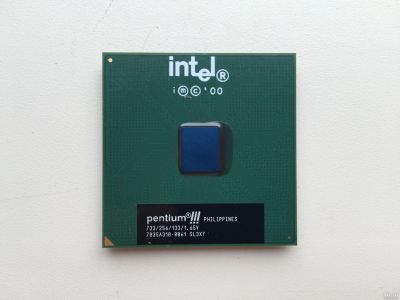 Лот: 18187697. Фото: 1. Intel Pentium 3 733Mhz (SL3XY... Процессоры