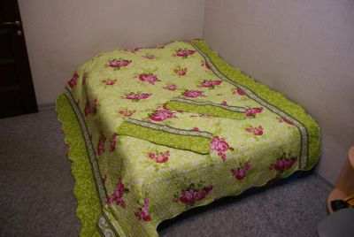 Лот: 6521249. Фото: 1. Стеганое покрывало-одеяло, плед... Пледы, покрывала