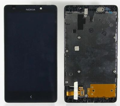 Лот: 14467753. Фото: 1. Дисплей в сборе с тачскрином модуль... Дисплеи, дисплейные модули, тачскрины