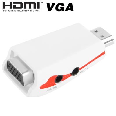 Лот: 3296078. Фото: 1. HDMI to VGA + Audio HDTV (HDMI2VGA... Шлейфы, кабели, переходники