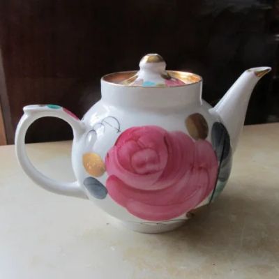 Лот: 18916367. Фото: 1. Чайник заварочный Розы агашки... Чайники, заварники, турки