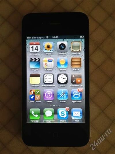 Лот: 2011647. Фото: 1. Iphone 4 16gb. В идеале Neverlock... Смартфоны