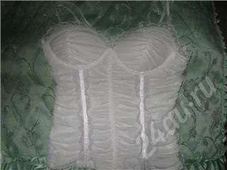 Лот: 501176. Фото: 1. Корсет-топ из плотной сеточки... Пиджаки, жакеты, жилеты