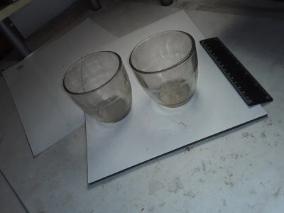 Лот: 21761347. Фото: 1. пара стеклянных круглых стаканов... Кружки, стаканы, бокалы