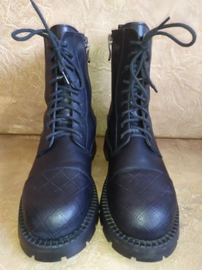 Лот: 8489207. Фото: 1. Женские зимние ботинки, натуральная... Ботинки, полуботинки