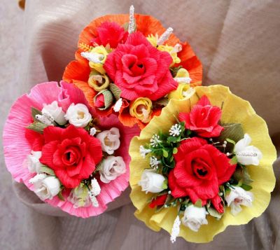 Лот: 7008035. Фото: 1. розы из кофет. Другое (ручная работа)