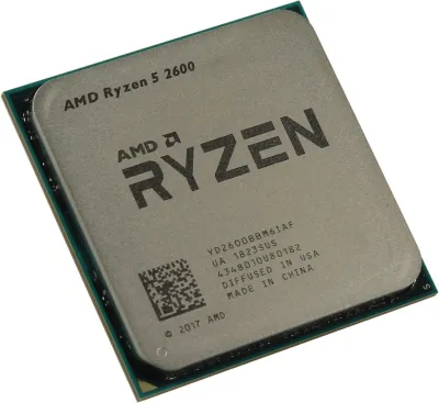 Лот: 21721380. Фото: 1. AMD Ryzen 5 2600 (6/12 ядер до... Процессоры