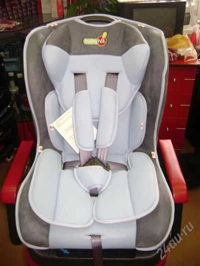Лот: 1130068. Фото: 1. автокресло 0 - 18 кг. голубенькое... Детские автокресла