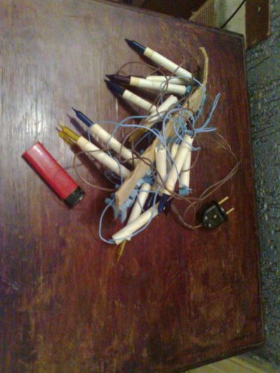 Лот: 3560002. Фото: 1. гирлянда свечки. Гирлянды, шарики, новогодние аксессуары