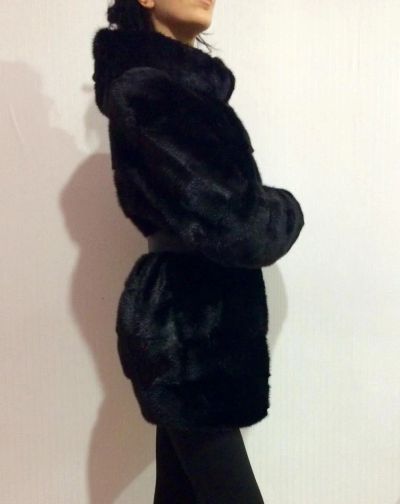 Лот: 4628818. Фото: 1. Шуба норковая "Эльворс" из поперечки... Верхняя одежда