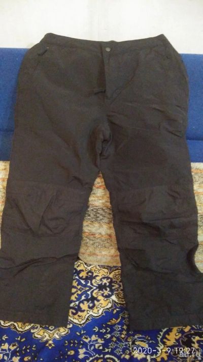 Лот: 15670022. Фото: 1. Штаны утеплённые, черные. Другое (спортивная одежда)