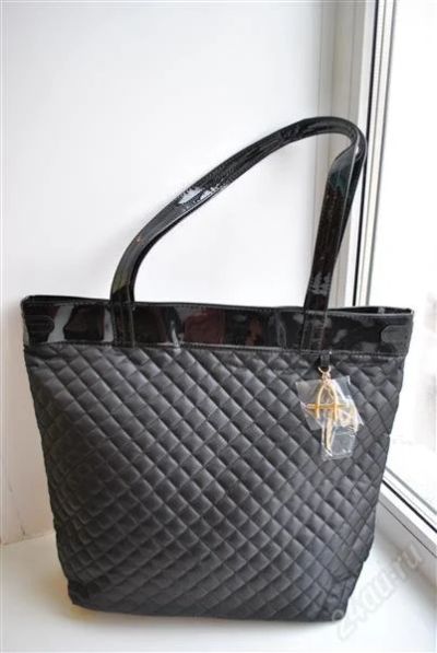 Лот: 2685887. Фото: 1. новая сумка черная лак+текстиль... Сумки