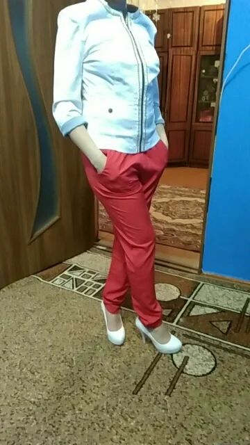 Лот: 7644341. Фото: 1. шифоновые штанишки на лето. Брюки, шорты