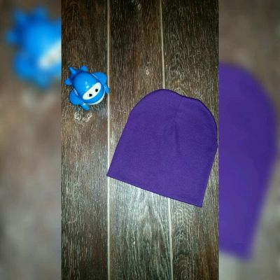 Лот: 9141586. Фото: 1. Шапочка, шапка детская. Ярко-фиолетовая. Головные уборы