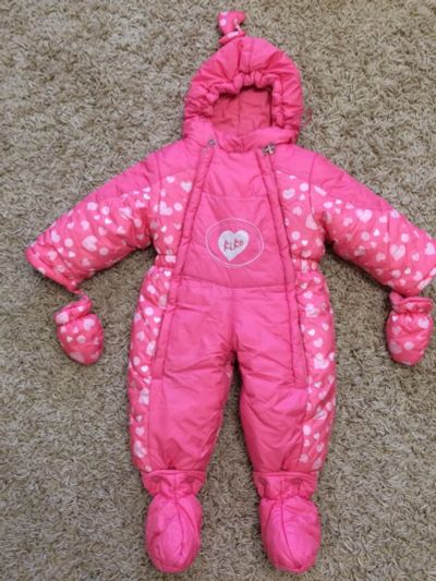 Лот: 12535154. Фото: 1. комбинезон зимний на девочку 74... Костюмы, пиджаки, комбинезоны