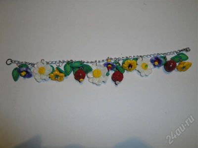 Лот: 308590. Фото: 1. Изделия из полимерной глины браслет... Браслеты