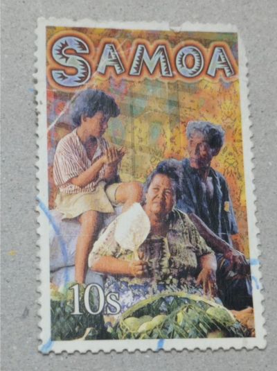 Лот: 19685624. Фото: 1. Марка 2002 г. Государства Самоа... Марки