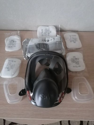 Лот: 17467056. Фото: 1. Полнолицевая маска 3М. Сварочные маски, очки, краги