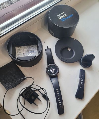 Лот: 18368816. Фото: 1. Часы Samsung Gear S3 Frontier. Смарт-часы, фитнес-браслеты, аксессуары