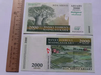 Лот: 25884967. Фото: 1. Мадагаскар 2000 ариари 2006 год... Африка