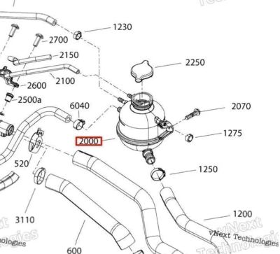 Лот: 25792741. Фото: 1. 509001034 Расширительный бачок... Запчасти