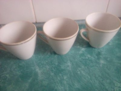 Лот: 15215120. Фото: 1. 3 чашки кофейные корея. Кружки, стаканы, бокалы