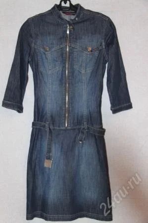 Лот: 1380892. Фото: 1. Платье джинсовое. Платья