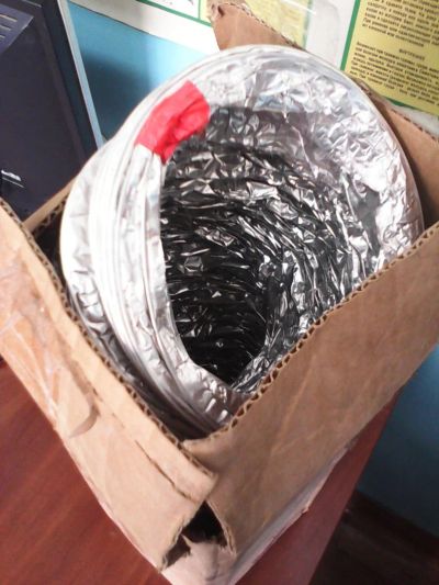 Лот: 8471155. Фото: 1. Гибкий воздуховод. АЛ.Неизолированный... Вентиляция